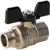Кран шаровой полнопроходной, ВР НР, ручка бабочка 1 2 STOUT  SVB-0004-200015