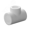 Тройник переходной для полипропиленовых труб под сварку (цвет белый) 40х25х40, ПОЛИТЭК 9300402540