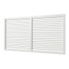 Решетка радиаторная 600х1200мм белая 231-002