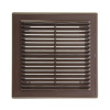 Решетка вентиляционная 208х208мм 2121Р коричневый Эковент