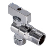 Кран шаровый для подкл. сантехприборов, угловой НР 1 2х3 4 с отражателем STI