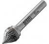 Борфреза по металлу твердосплавная, зенкер 60 град., тип-J, 12 мм Denzel