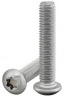 Винт полукр.вш ш нерж.сталь ИСО 7380-1 А2 М 8х80 80 (50)