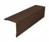 Планка угла внутреннего 50х50х3000мм (Steelmatt) (RR32) темно-коричневый