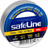 Изолента ПВХ серо-стальной 15мм 10м Safeline