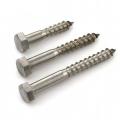 Шуруп по дереву шестигр/гл. нерж.сталь DIN  571