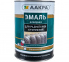 Эмаль алкидная Лакра для радиаторов белая полуматовая 0,9кг