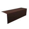 Планка угла наружного 115х115х2000мм (Steelmatt) (8017) коричневый