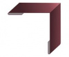Планка угла наружного 75х75х3000мм (Steelmatt) (3005) темно-красный