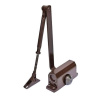 Доводчик дверной NOTEDO DC-040 BROWN до 40кг коричневый 478