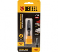 Борфреза по металлу твердосплавная, коническая закругленная, тип-L, 16 мм Denzel 72073