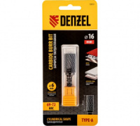Борфреза по металлу твердосплавная, цилиндрическая, тип-А, 16 мм Denzel 72013