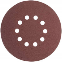 Круги шлифовальные с отверстиями (липучка), алюминий-оксидные, 225 мм, 5 шт. Р 320 FIT