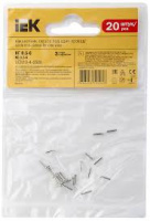 Наконечник-гильза НГ 0.5-6 без изоляции (20шт) IEK UEN10-4-0506