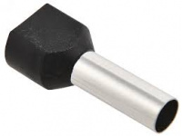 Наконечник-гильза НГИ2 6.0-14 черный (20шт) IEK UTE10-4-D6-0-100