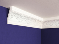 Плинтус потолочный Солид С116 70, 60х32мм, 2м--