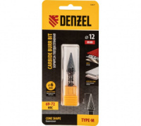 Борфреза по металлу твердосплавная, коническая, тип-M, 12 мм Denzel 72077