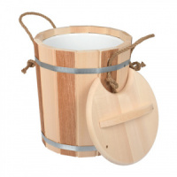 Запарник 9л с пластиковой вставкой с крышкой У