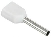 Наконечник-гильза НГИ2 0.75-10 белый (20шт) IEK UTE10-4-D2-1-100